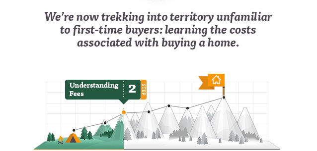 We're now trekking into territory unfamiliar to first-time buyers: learning the costs associated with buying a home. Step 2: Understanding Fees.